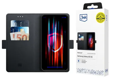 Produktbild von 3mk Wallet Case - Flip Case für Samsung Galaxy A57 (Schwarz)