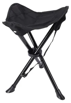 Produktbild von Campinghocker 2er Set - Klappbarer Dreibeinhocker - Ultraleicht - Tragbarer Reisesitz - Für Angeln, Wandern und Strand