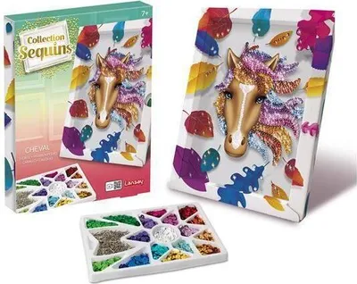 Produktbild von Lansay - Paillettenkunst Pferd
