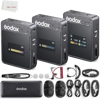 Zdjęcie produktu dla Bezprzewodowy system mikrofonowy Godox MoveLink II M2 2,4 GHz