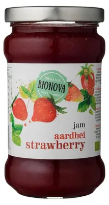 DŻEM TRUSKAWKOWY BIO 340 g - BIONOVA
