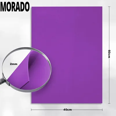 Obrázek produktu pro EVA pěnové desky - 40 x 60 cm - tloušťka 2 mm - 12 kusů - flexibilní - materiál pro tvoření - fialové