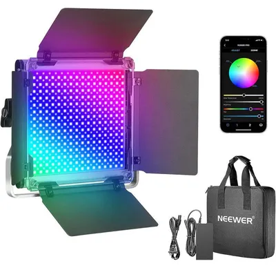 Obrázek produktu pro Neewer 660 PRO trvalé fotosvětlo, 340x bílé + 320x RGB LED, 50W