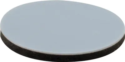 Produktbild von WAGNER PTFE Gleiter 16tlg. - Ø 17 x 1,5 mm, Spezialkunststoff, selbstklebend, grau, als Gleitpad, robust - 16111799