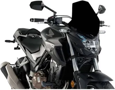 Immagine prodotto di Cupolino PUIG naked sport nero omologato ABE per Honda