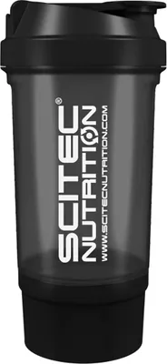 Zdjęcie produktu dla Scitec Nutrition Shaker 500 + 120 ml czarny
