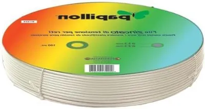 Productafbeelding van Verzinkte Vlinderdas - Spandraad Staaldraad - Tuinieren Bevestigen - Verzinkte Coating - 100 m 25 mm - Zilver
