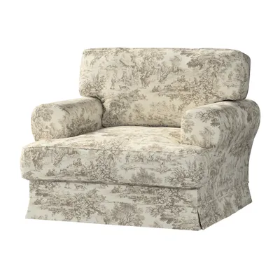 Productafbeelding van Dekoria bekleding voor de Ekeskog fauteuil, ecru-beige, bekleding voor de Ekeskog fauteuil