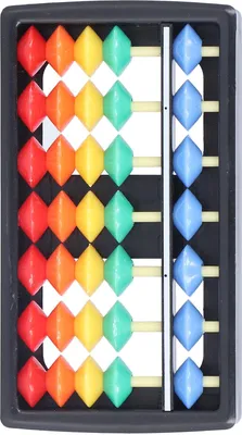 Obrázek produktu pro Abacus Vynikající domácí kancelář, přenosný barevný nástroj na počítání s korálky, vzdělávací hračka