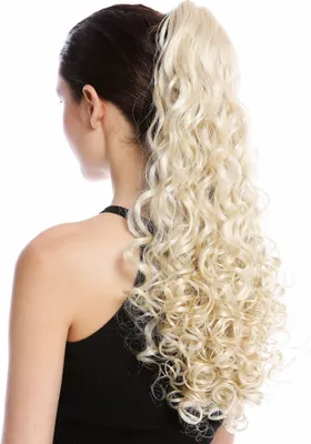 Produktbild von WIG ME UP Zopf Pferdeschwanz Voluminös Locken Lichtblond 19AXL-V-88