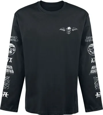Produktbild von Avenged Sevenfold Langarmshirt Herren Logo schwarz L