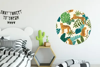 Produktbild von MuchoWow® - Mauerkreis - Wandbilder - Runde Bild - Bild aus Aluminium - Schlafzimmer - Wohnzimmerdekoration - Wand Dekoration
