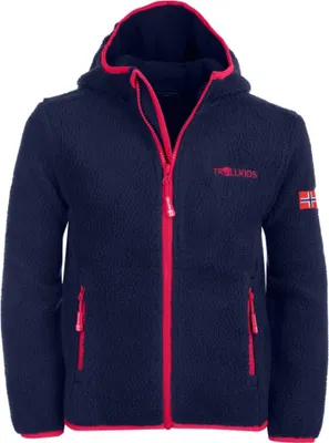 Produktbild von Trollkids Mädchen Fleecejacke Marine 358-114 Grösse 152