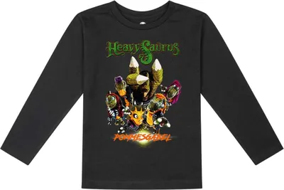 Produktbild von Heavysaurus Langarmshirt Uni Metal-Kids - Pommesgabel schwarz 164