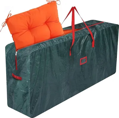 Image de Sac de rangement XXL 476L pour coussins d'assise - imperméable, 165x38x76cm
