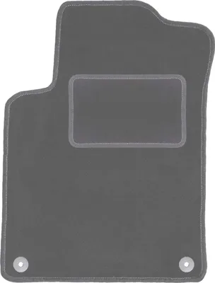 Immagine prodotto di Tappetino conducente in velluto grafite compatibile con Citroen C3 II (2009-2016, hatchback) – con fissaggi – su misura