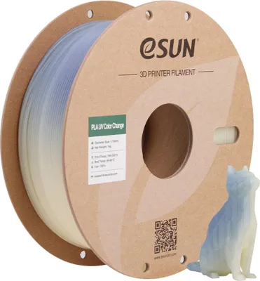Obrázek produktu pro ESUN PLA-UV změna barvy, 1kg UV změna modrá