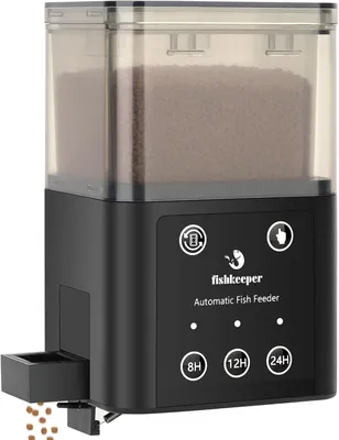 Productafbeelding van Automatische visvoerautomaat voor aquarium - 3 voerstanden 8-12-24 uur - 200 ml - voor vakantie