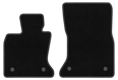 Productafbeelding van Velours voormatten voor BMW GT F07 xDrive 2009-2017 – 2-delig, zwart, op maat – Wielganizator BASIC