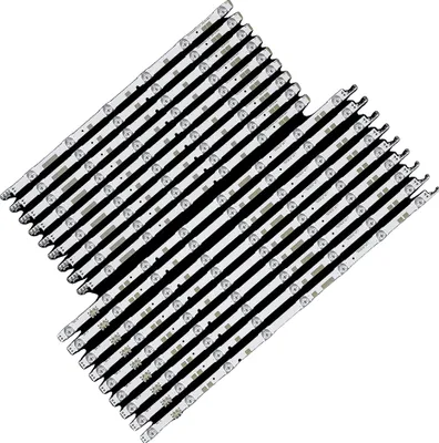 Image de Bande de rétroéclairage à LED, longueur 1137 mm, 14 perles de LED par bande, 3 V par LED, compatible avec plusieurs modèles de téléviseurs, le paquet contient 18 pièces