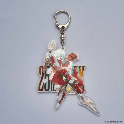 Produktbild von Final Fantasy IX Acryl-Schlüsselanhänger 25th Anniversary Quina & Freya