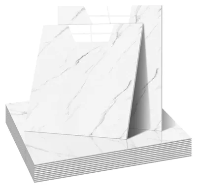 Marmorfliesen 12 Stück, PVC, 30x30 cm, selbstklebend, wasserabweisend