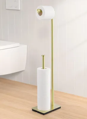 Produktbild von Stehender Toilettenpapierhalter RVS 18/8 Edelstahl frei