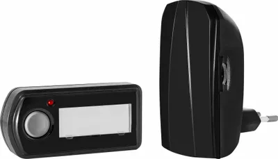 Image de EOB Cloche de porte radio 1116, BZ11, 230V, noir