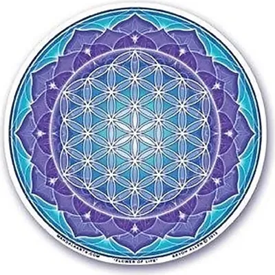 Immagine prodotto di Immagine per finestra "Fiore della Vita" -- 10,5 cm - Ordina online Massima qualità