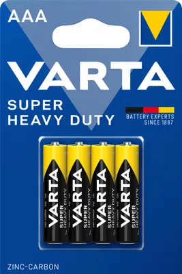 Produktbild von Varta Super Heavy Duty R03/AAA (Micro) (2003) - Zinc-Carbon Batterie, 1,5 V