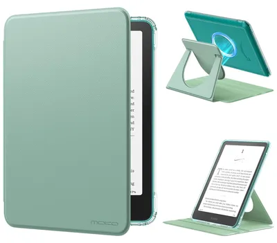 Produktbild von MoKo 360°Drehbar Hülle für 7" Kindle Paperwhite 12. Gen/Colorsoft,AgaveGrün