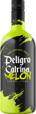 Produktbild von Licor Crema Tequila Peligro Catrina Melón 70Cl. Liköre Spanien 70.00 cl 17.0 %