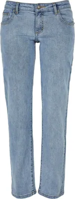 Produktbild von Urban Classics Ladies - Low Waist Straight Denim Jeans - W34
