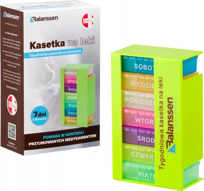 Obrázek produktu pro Balanssen týdenní krabička na tablety pro 3 denní doby, 1 kus