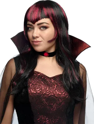 Produktbild von Vampirfürstin Perücke - Faschings Kostüm Perücke