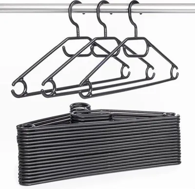 Produktbild von Famanu Kleiderbügel 30 Stück - schlankes Design, rutschfest