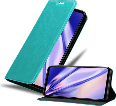 Produktbild von Cadorabo Hülle für Asus ROG Phone 5 Schutz Hülle in Türkis Handyhülle Etui Case Cover Magnetverschluss