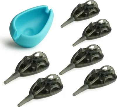 Produktbild von JVS Method Feeder-Körbe-Set mit Form S – Futterkörbe-Set mit Form – Method Fishing – 7-teilig – Feeder-Angeln