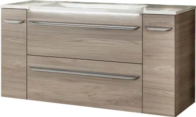 Produktbild von Fackelmann LUXOR Badmöbel Set 4-teilig 120 cm, Braun + Unterschränke