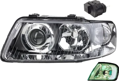 Zdjęcie produktu dla St. Johns, reflektor pasuje do Audi A3 8L 09/00-05/03 H7 H1 Lewy + kierunkowskaz LWR