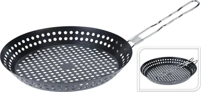 Produktbild von Grillpfanne Gelöchert Grillzubehör 24cm