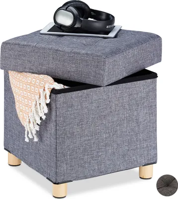 Produktbild von relaxdays Sitzhocker mit Stauraum