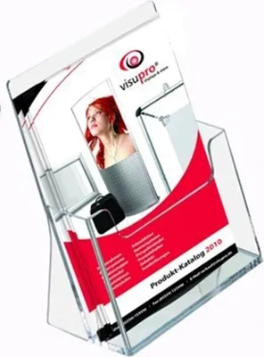 Produktbild von Prospekthalter Classic DIN 1/3 A4 Hochformat (70 x 99 mm)