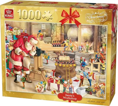 Obrázok produktu pre King Santa's Workshop 1000 pcs, 1000 kusov, Prázdniny, 8 rok / roky