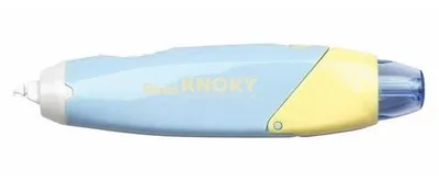 Obrázok produktu pre Korekčný roller, 5 mm x 6 m, naplniteľný, PENTEL "Knoky", modrý-žltý
