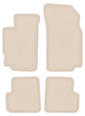Produktbild von Velours-Fußmatten für Peugeot 406 1995-2004 (Limousine/Kombi) – 4-tlg, Beige, passgenau – Wielganizator FORTUNA