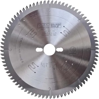Image de CMT | Lame de scie pour stratifié, plastique et métaux non ferreux ø 254/30 mm Z80 TCG/TFZ