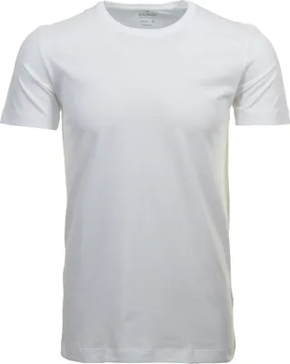 Produktbild von RAGMAN Herren T-Shirt Kurzarm 100% Baumwolle Weiß Doppelpack 48000 M