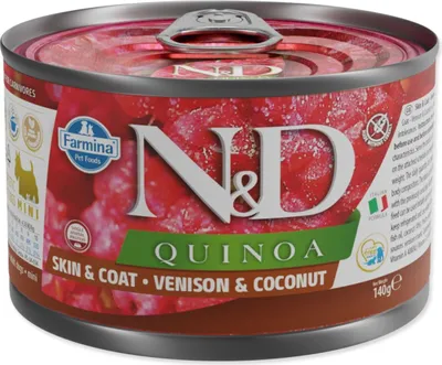 Produktbild von N&D Hundedosen Quinoa Wild & Kokosnuss 140g