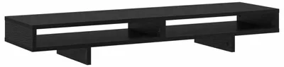 Imagen del producto de Soporte de monitor moderno de madera con dos compartimentos para organización